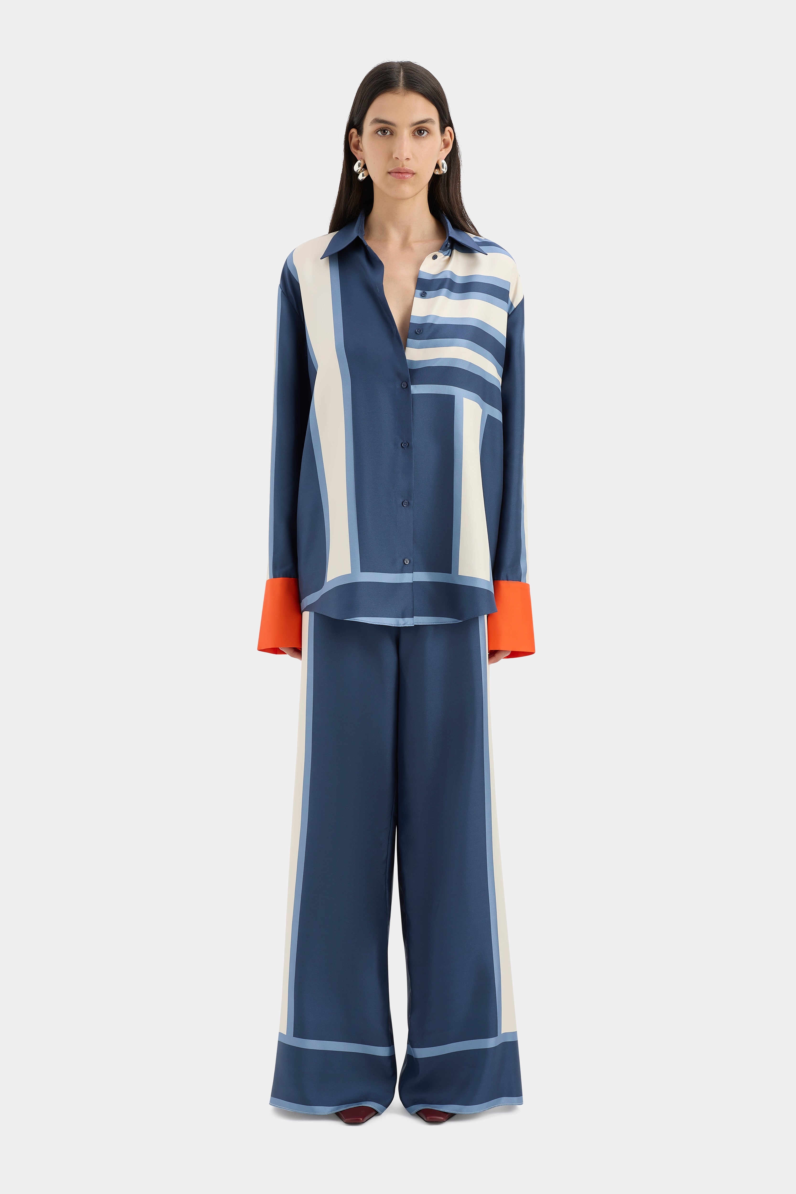 Stylish Dazed Belted High Waist Pants for Women - Trendy Casual & Office Wear - Perfect for Work, Travel & Everyday Outfits