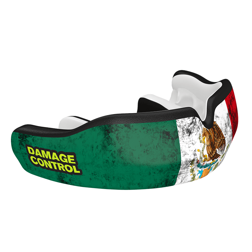 Custom Fit Mexican Flag Mouthguard - Comfortable & Durable for Sports, Boxing, MMA & Martial Arts Protection