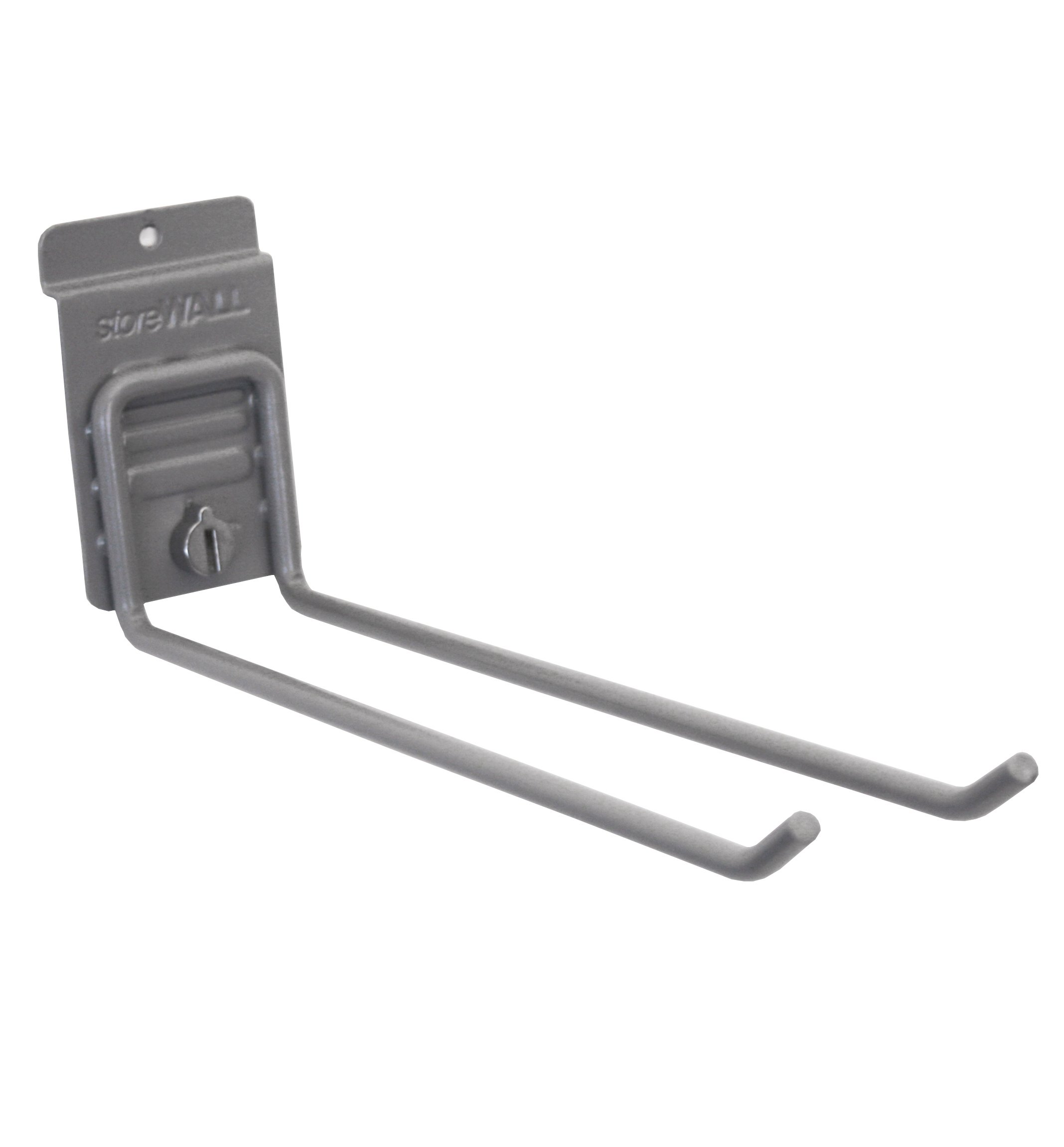 Premium Home Gym Slatwall Storage System - Wall Mounted Fitness Equipment Organizer with Durable Weathered Grey Finish | Perfect for Garage, Basement & Home Workout Spaces