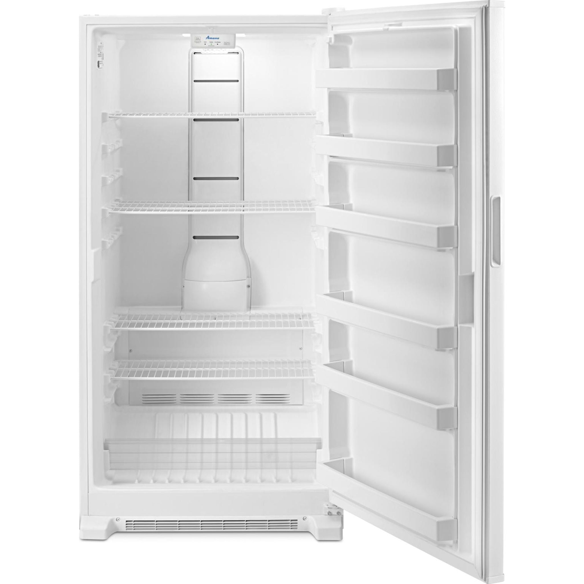 Amana AZF33X20DW 33 Inch Upright Freezer in White - Energy Efficient Deep Freezer for Home, Garage, or Restaurant Use