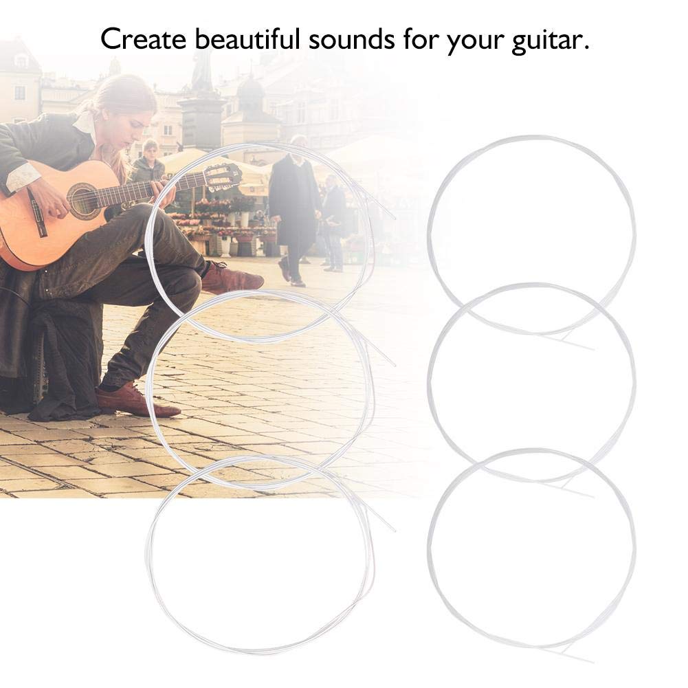 Premium 6-Pack Classical Guitar Strings Set - Durable & High-Quality Replacement Strings for Acoustic Guitars | Perfect for Beginners, Professionals & Music Enthusiasts | Ideal for Performances, Practice & Studio Recording