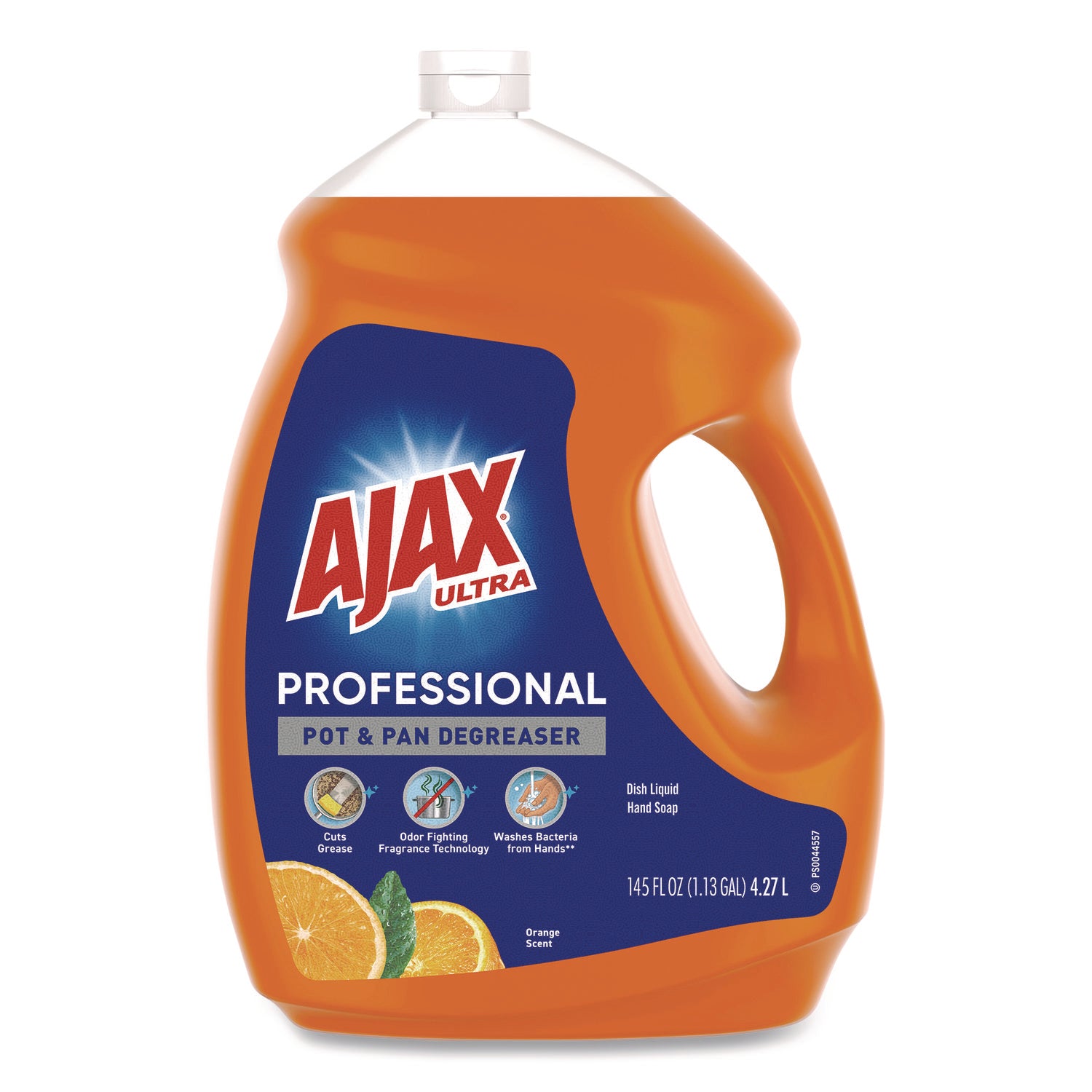 Ajax® Orange Scent Dishwashing Liquid Detergent - 145 oz Bottle for Kitchen, Sink & Hand Dishwashing - Powerful Grease Cutting Formula with Fresh Citrus Fragrance