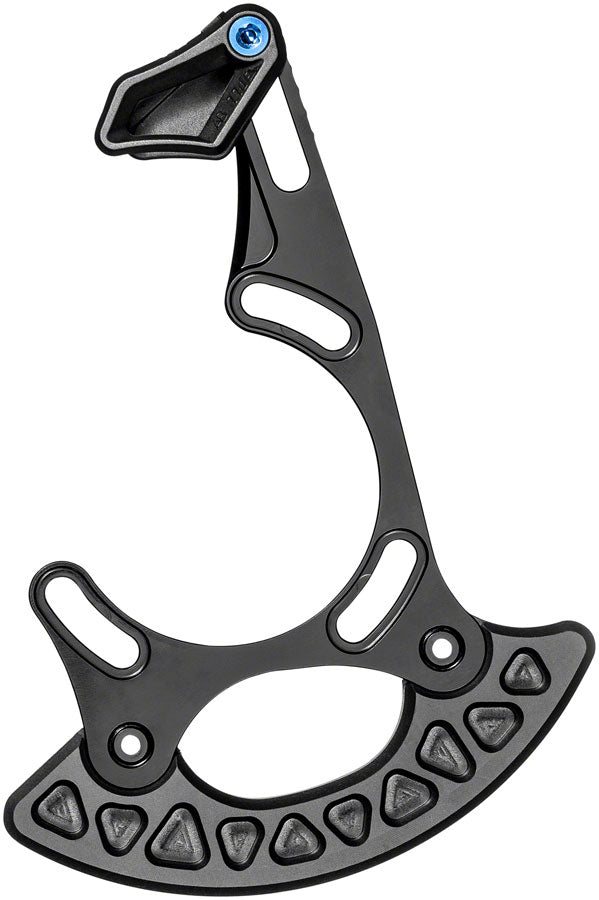absoluteBLACK Oval Chainguide with Bashguard - ISCG 05 Mount, 26-34T Oval Chainring, Black | Mountain Bike Chain Protection for Downhill & Trail Riding