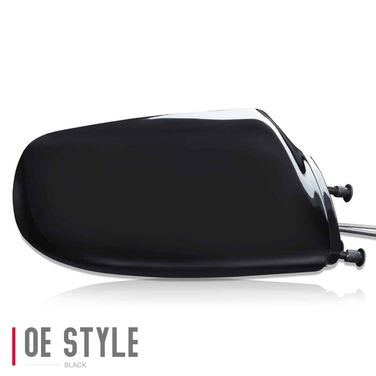 DNA Motoring OEM-MR-GM1321135 Right Side Manual Non-Heated Non-Folding Rearview Mirror Replacement for 1988-1996 Chevy Beretta & 1987-1996 Chevy Corsica - Perfect for DIY Auto Repair & Classic Car Restoration