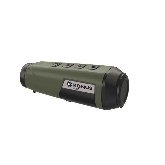 Konus Flame 0.6x-2.4x Handheld Thermal Monocular with 160x120 Resolution - Night Vision for Hunting, Surveillance & Outdoor Adventures