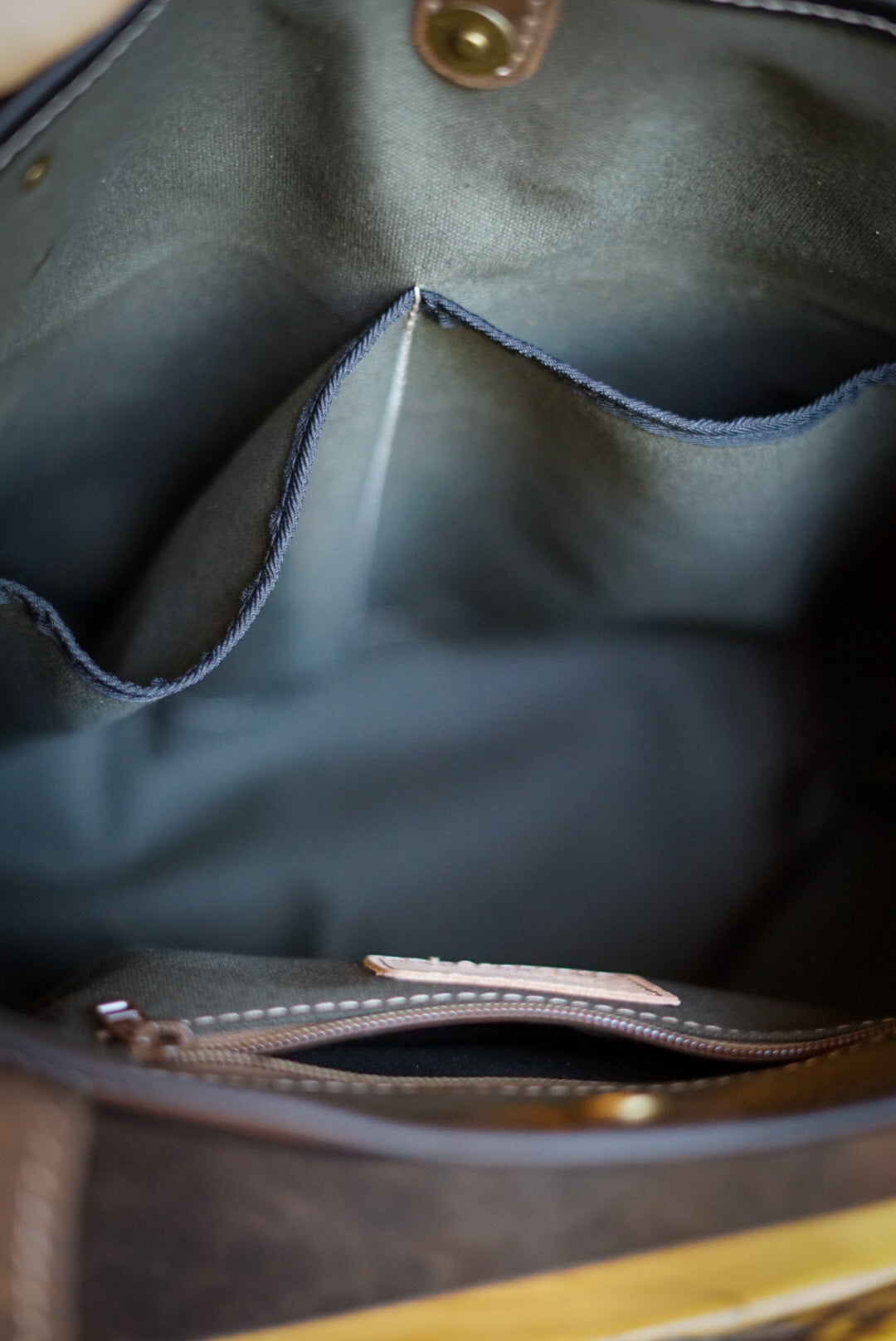 Premium Diamond Stitch Tote Bag - Pebbled Black & Crazyhorse Brown Leather - Stylish & Durable Handbag for Work, Travel & Shopping