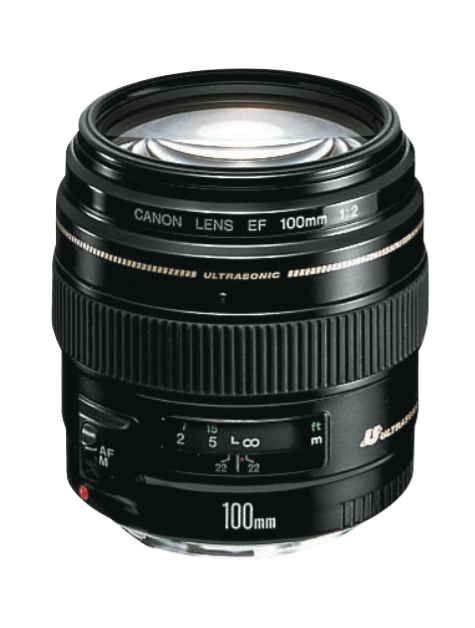 Canon EF 100mm f/2.0 USM Medium Telephoto Prime Lens for Portrait Photography, Low-Light Shooting & Professional Studio Work