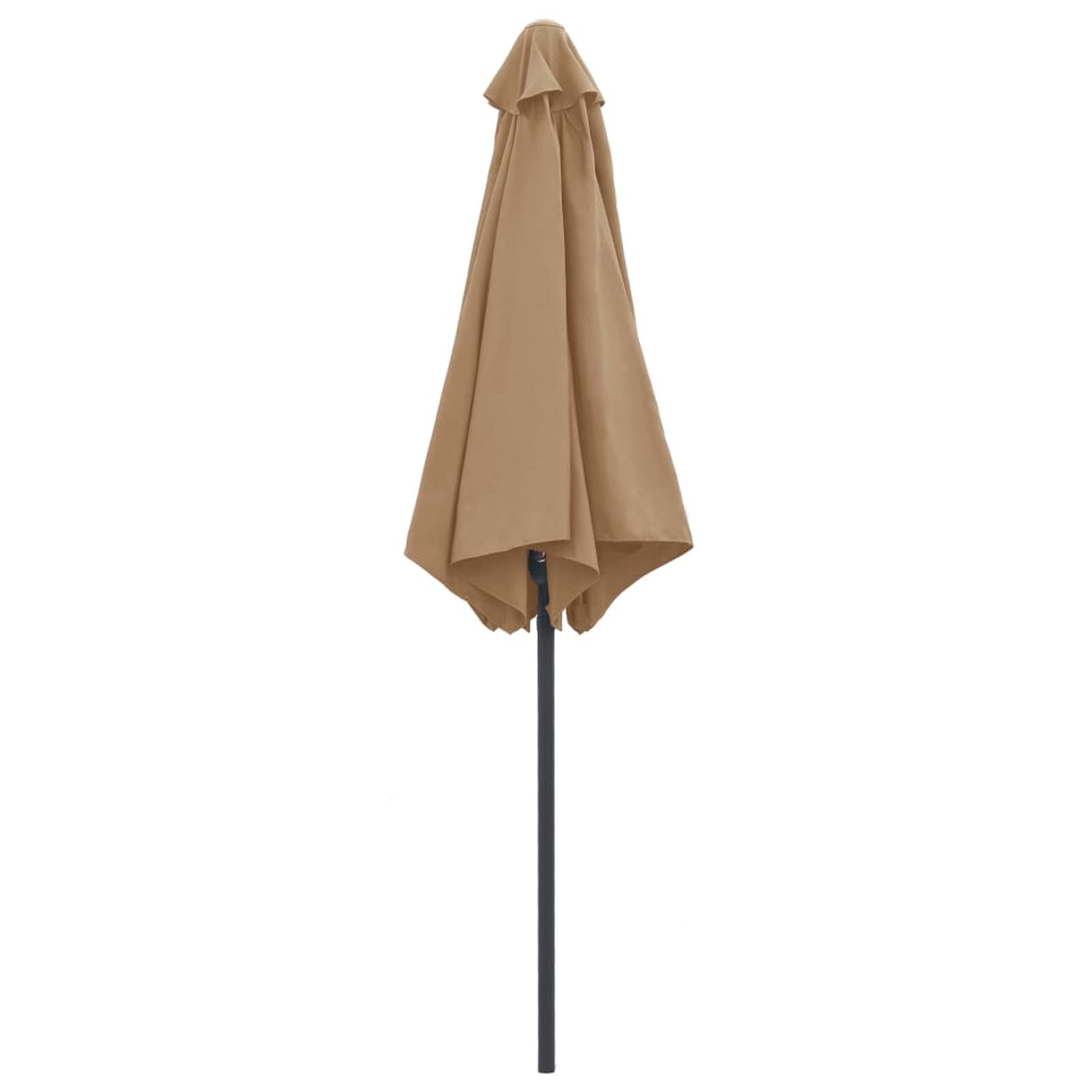 Tidyard 9ft Outdoor Patio Umbrella with Aluminum Pole - Folding Sun Shade Parasol in Taupe for Backyard, Poolside, Garden, Terrace - Waterproof & UV Protection - Perfect for Outdoor Dining, Lounging & Commercial Use (106.3