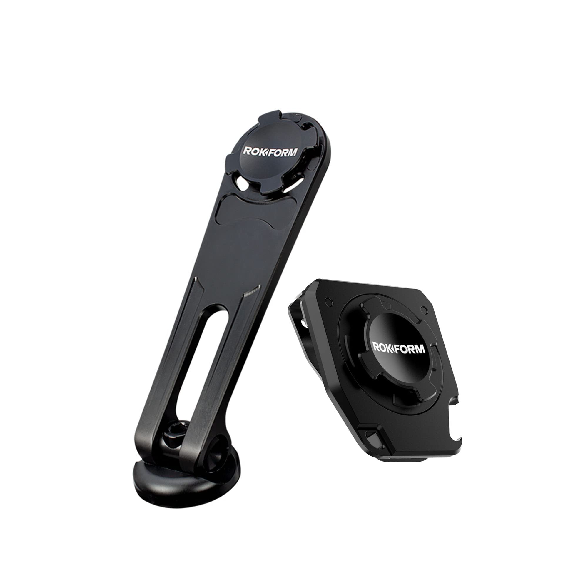 Rokform Pro Series Bike Phone Mount with Utility Belt Clip & Phone Stand - Secure & Adjustable Smartphone Holder for Cycling, Running, Hiking & Outdoor Activities