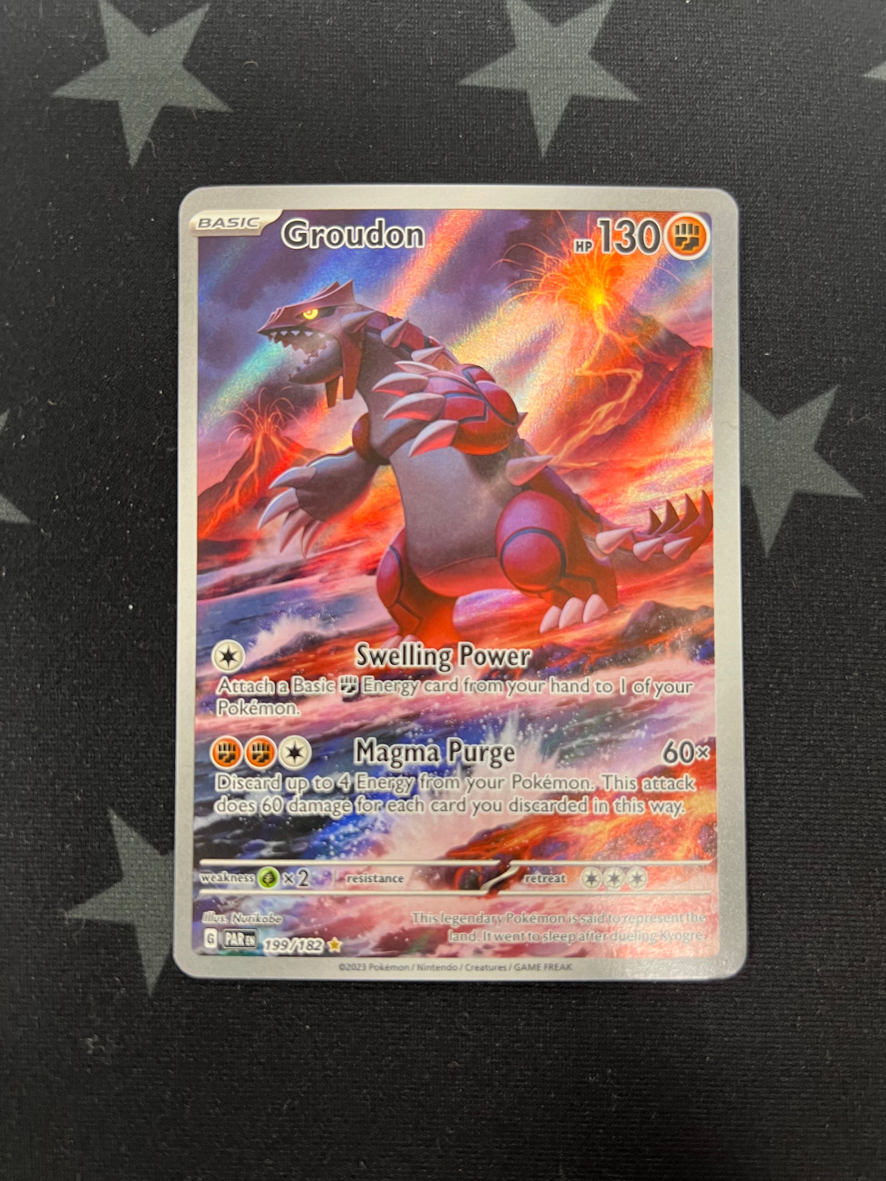 Groudon 199/182 A1 Pokemon Card - Rare Collectible Trading Card for Battles & Display