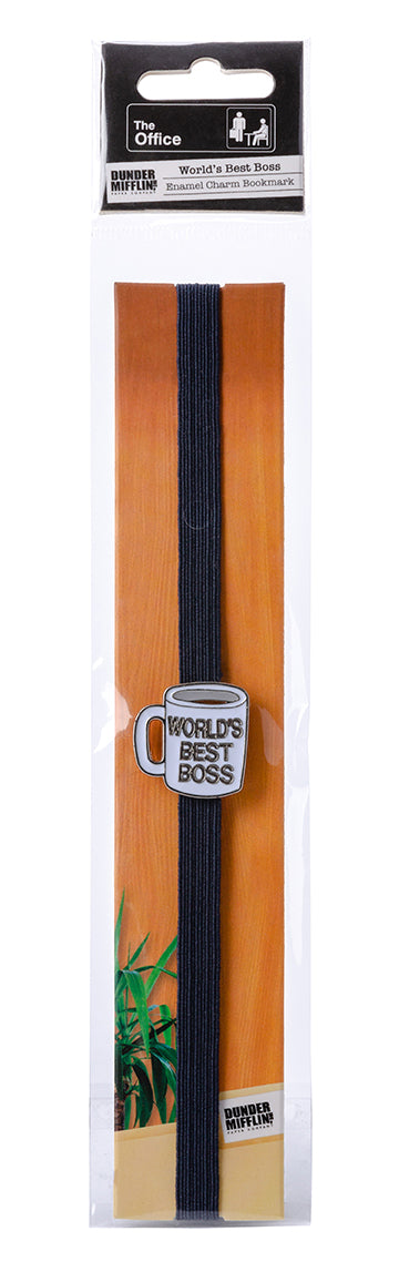 The Office: World's Best Boss Enamel Charm Bookmark - Perfect Gift for Fans, Office Decor & Book Lovers