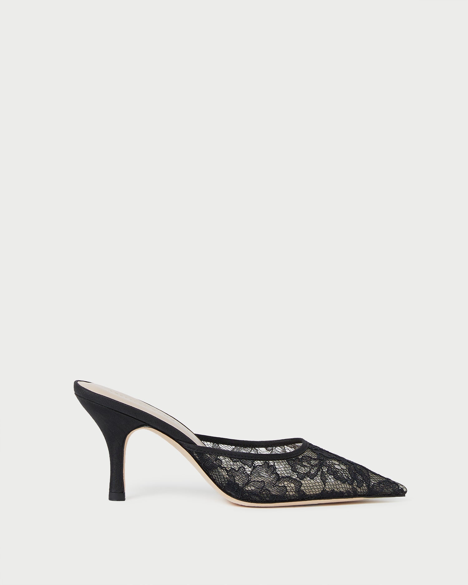 Layla Lace Mule Slippers - Women's Comfortable Open-Toe House Shoes for Indoor & Outdoor Use - Perfect for Lounging, Spa Days, and Beach Wear