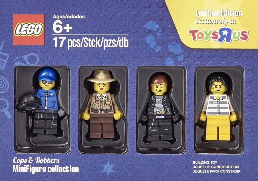 LEGO Cops and Robbers Minifigures Set (5004574) - Toys R Us Exclusive Collectible Building Toy for Kids - Perfect for Role Play, Gifts & Display