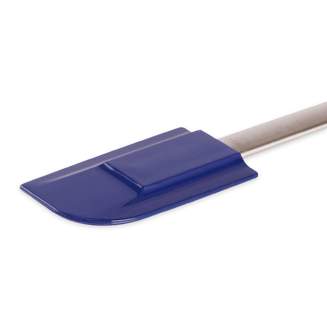 Premium Silicone Spatula with Stainless Steel Handle - Heat Resistant, Non-Slip Grip - Perfect for Baking, Cooking & Mixing - Medium Size in Vibrant Blue