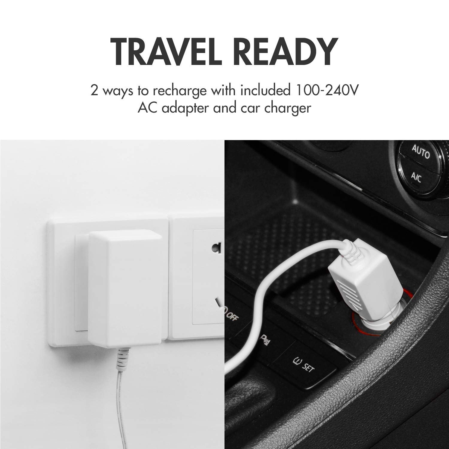 Tenergy TN438 16 Bay Smart Battery Charger with LCD Display & IC Protection - Fast Charging for AA/AAA NiMH/NiCd Rechargeable Batteries - Includes AC Wall Adapter & Car Adapter - Perfect for Digital Cameras, Gaming Controllers & Emergency Kits