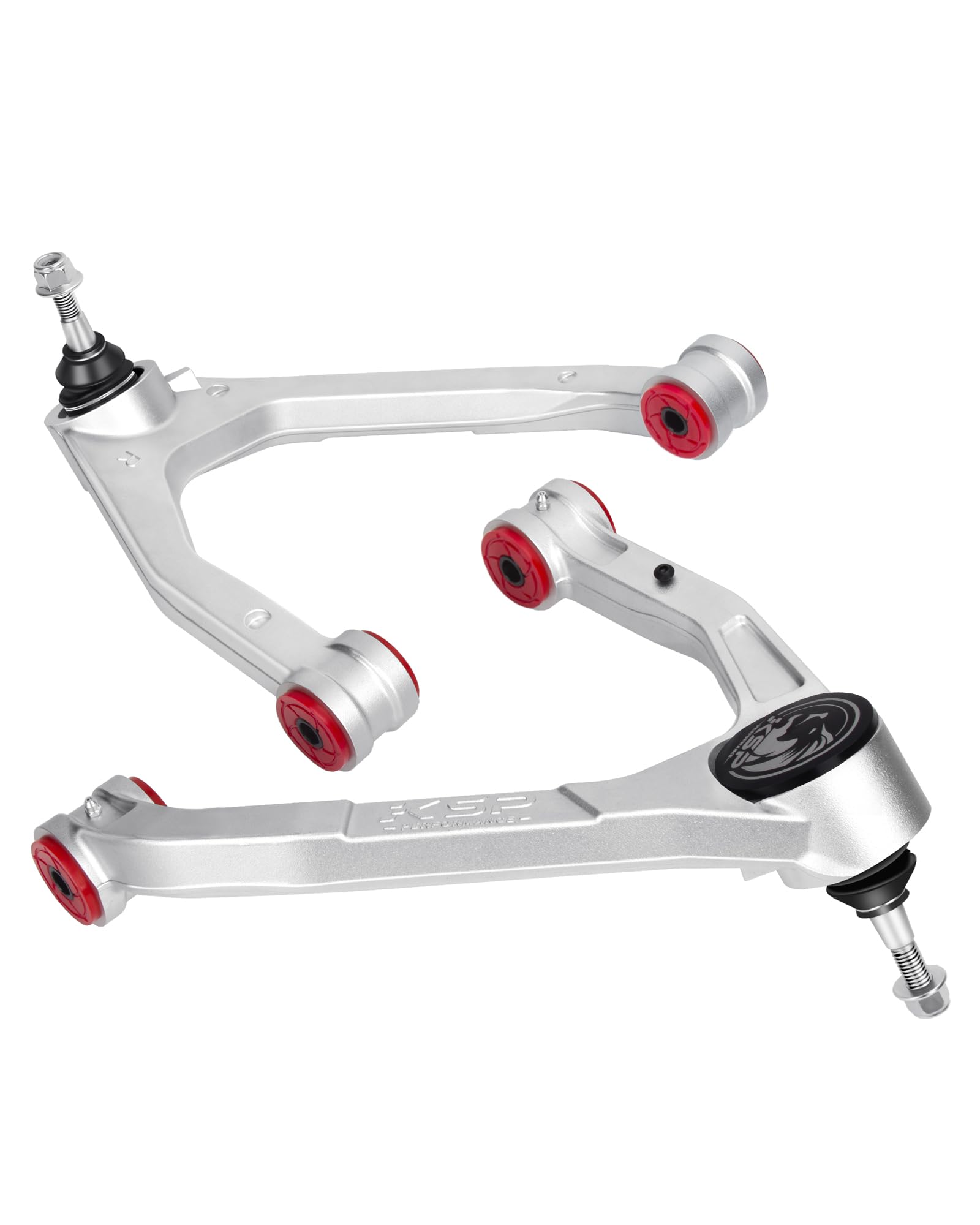 KSP Forged Upper Control Arm for Chevy Silverado & GMC Sierra 1500 (2007-2018) - 2pc Adjustable Front Aluminum Control Arms (2-4