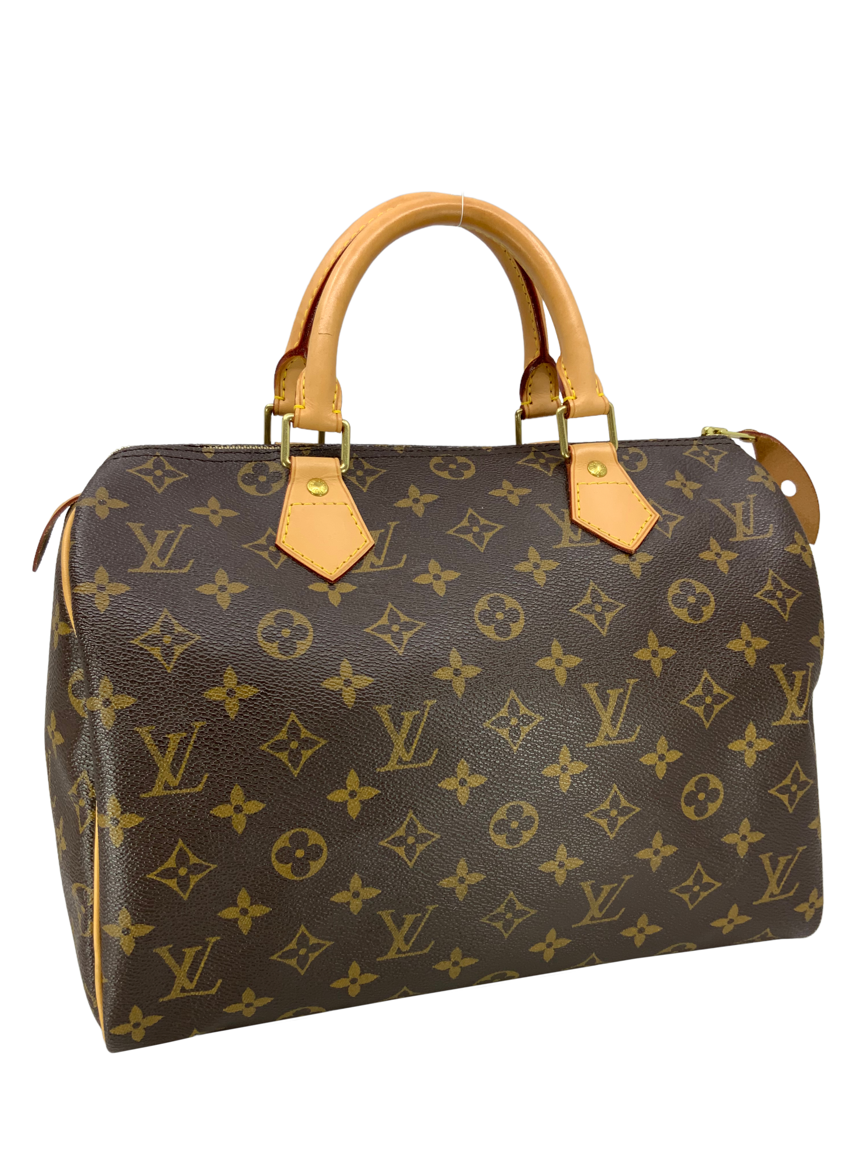 Authentic Louis Vuitton Monogram Speedy 30 Handbag - Luxury Canvas Shoulder Bag for Women - Perfect for Work, Travel & Everyday Use