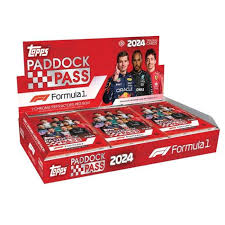 2024 Formula 1 Paddock Pass Hobby Box - F1 Racing Collectible Cards for Fans & Collectors - Perfect for Trading, Displaying, and Gifting