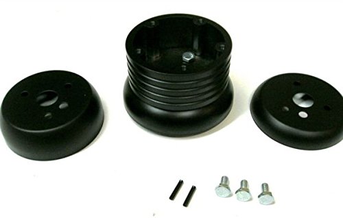 1969-1994 Chevelle Carbon Fiber Steering Wheel - Black Powder Coat with SS Horn Kit | Compatible with Chevy Chevelle SS | Upgrade for Classic Car Restoration & Racing Enthusiasts