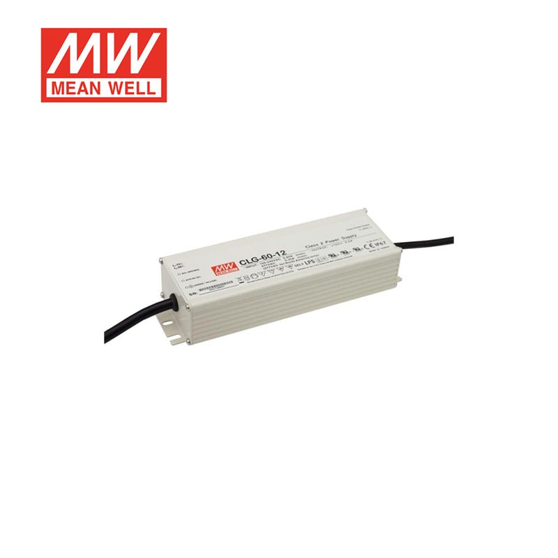 Mean Well CLG-60-24 60W 24V Waterproof LED Power Supply - Ideal for Outdoor LED Strips, Signage & Landscape Lighting