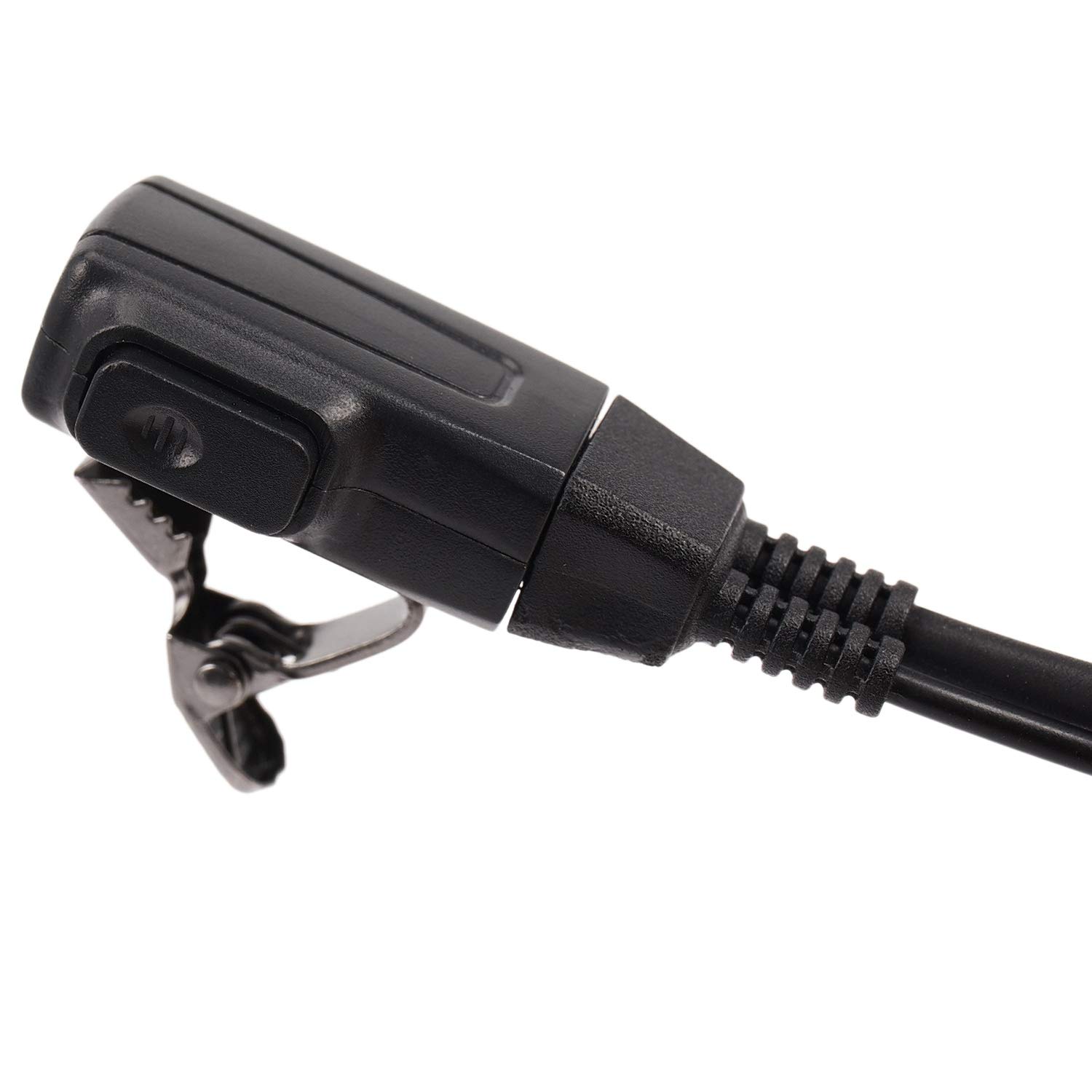 Marne Air Acoustic Tube Earpiece Mic Headset with PTT Button for Motorola GP380 GP340 GP328 GP1280 PRO5150 GP338 Portable Two-Way Radios - Perfect for Security, Construction & Outdoor Communication