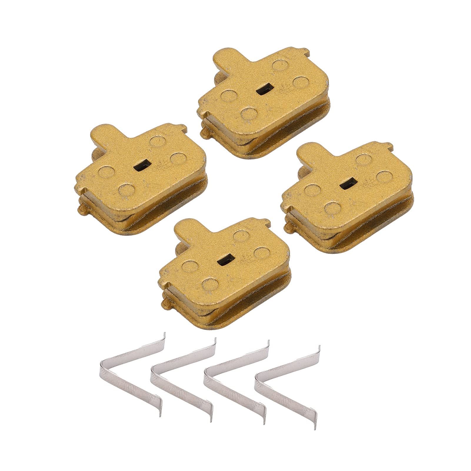 VGEBY 4 Sets Disc Brake Pads - Metal Mountain Bike Brake Pads Compatible with M355 & M446 - High Performance Bicycle Brake Accessories for MTB, Road Bikes - Perfect for Mountain Trails, Commuting & Cycling Adventures