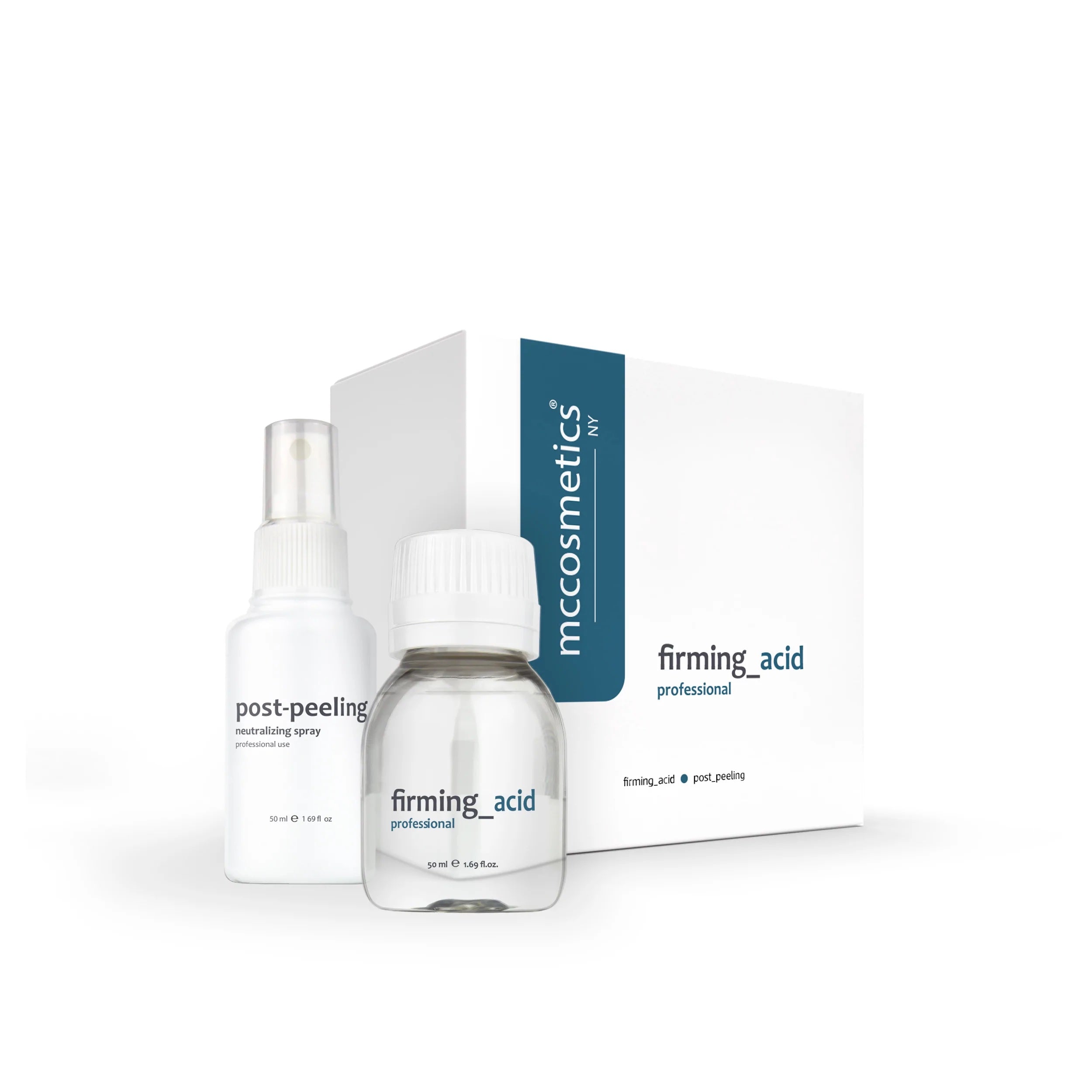 MCCosmetics NY Firming Acid Peel Treatment Kit with Post-Peeling Neutralizing Spray - Professional At-Home Facial for Wrinkle Reduction & Skin Tightening | Perfect for Anti-Aging Routine & Post-Chemical Peel Care