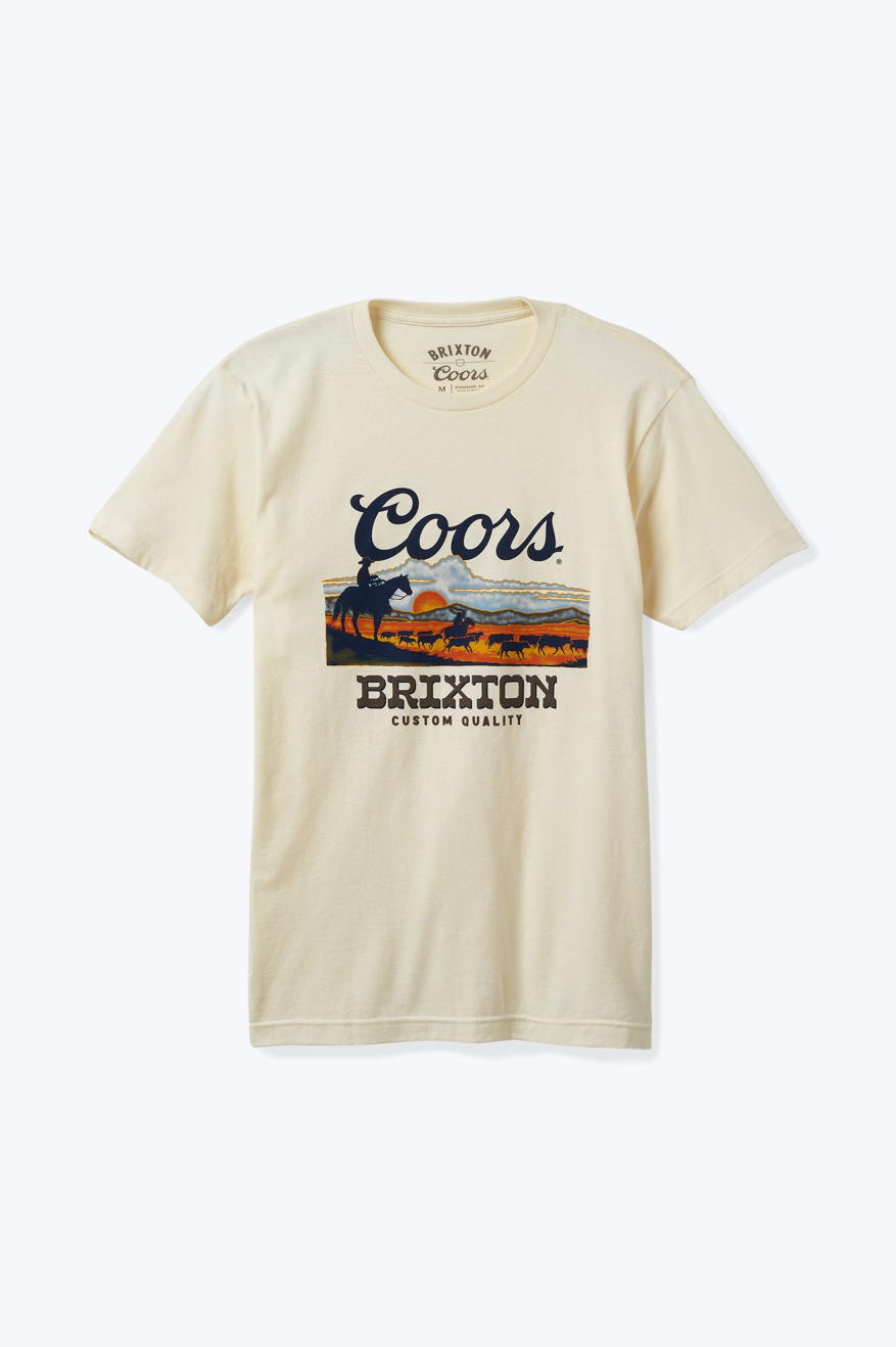Coors Sunset Short Sleeve Standard T-Shirt for Men & Women - Soft Natural Cotton Tee - Casual Wear, Outdoor Activities, and Everyday Comfort