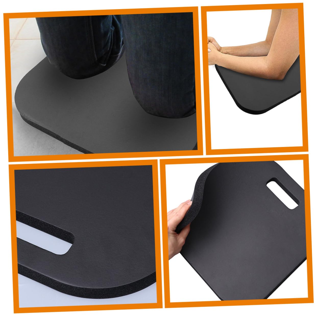 Kisangel Knee Brace 4pcs - EVA Foam Knee Pads for Gardening, Sports & Work - Comfortable Kneeling Mat for Outdoor Activities, Construction, Cleaning & Yoga Accessories