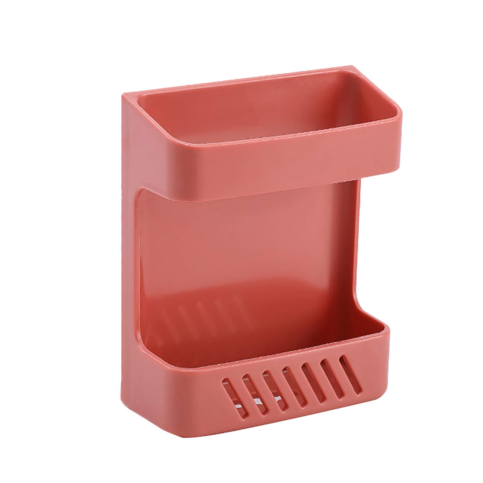 Youngnet Wall-Mounted Phone Charger Stand - Pink Stainless Steel Holder for Kitchen & Bathroom Organization