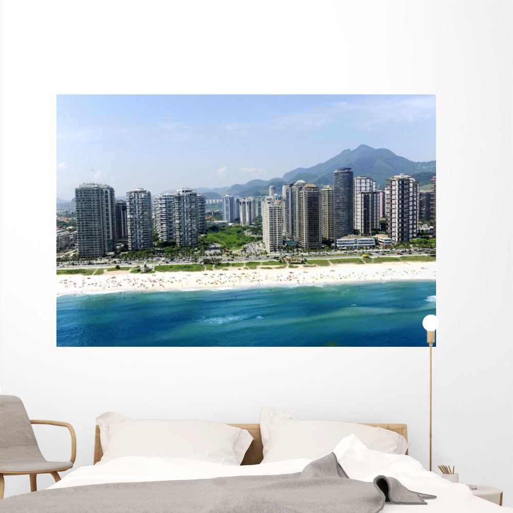 Aerial View of Rio de Janeiro Wall Mural - Peel & Stick Wall Decal (72