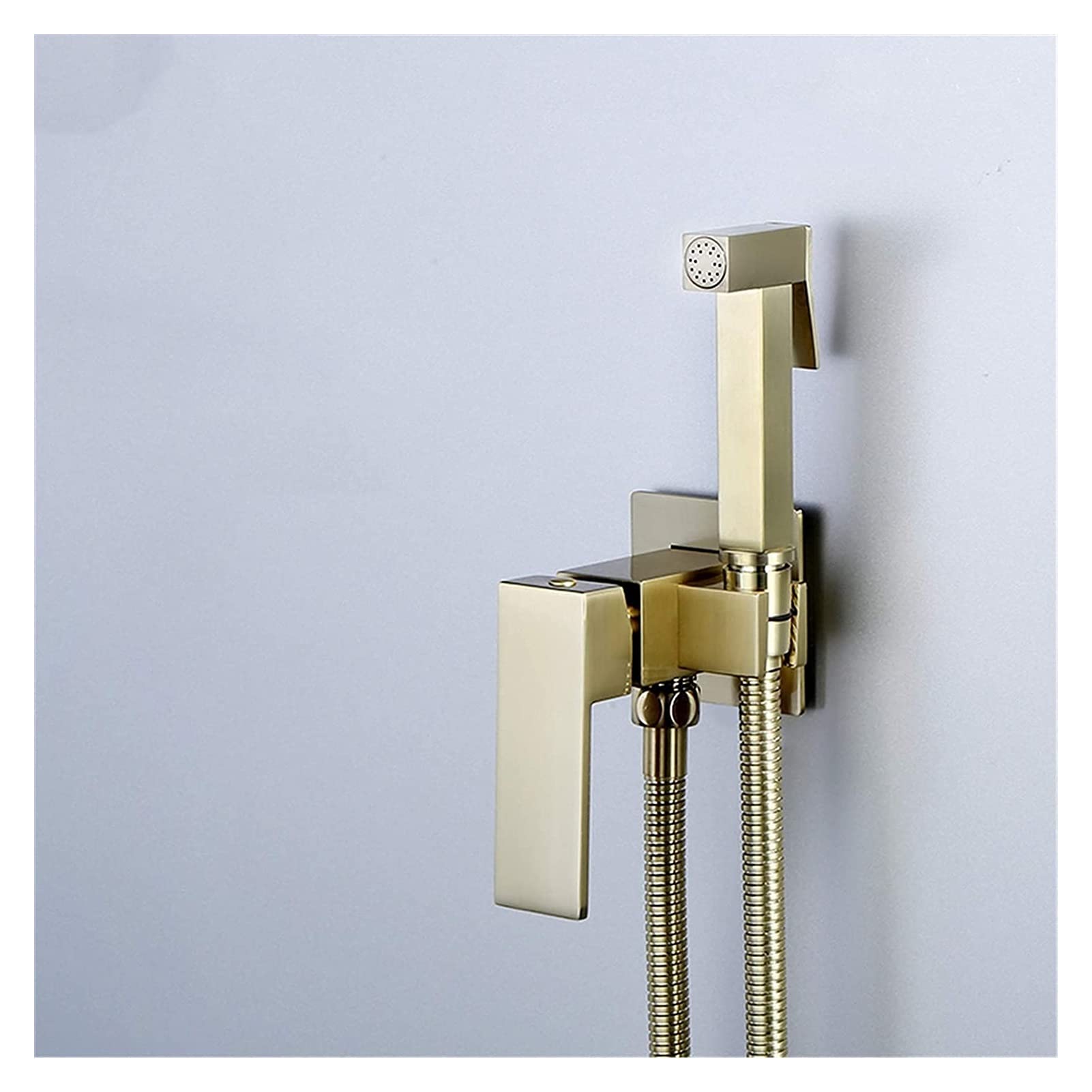 Rose Gold Toilet Sprayer with Warm & Cold Water - Bathroom & WC Accessories for Pets & Cleaning | Perfect for Pet Grooming, Hygiene & Bathroom Cleaning