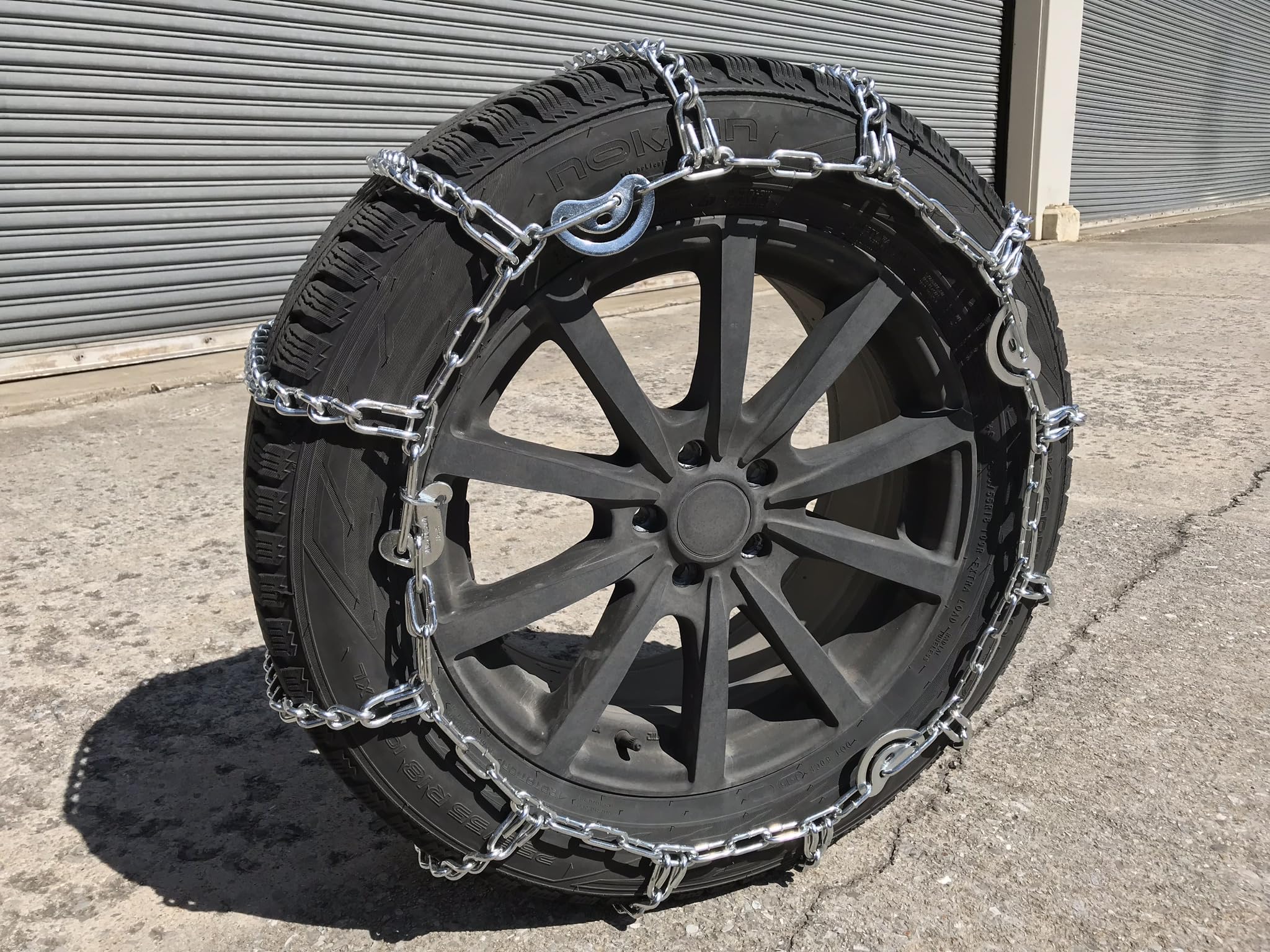 265/75R15 LT Boron Alloy CAM Tire Chains for Trucks & SUVs - Heavy Duty Snow Traction - Winter Driving & Off-Road Adventure