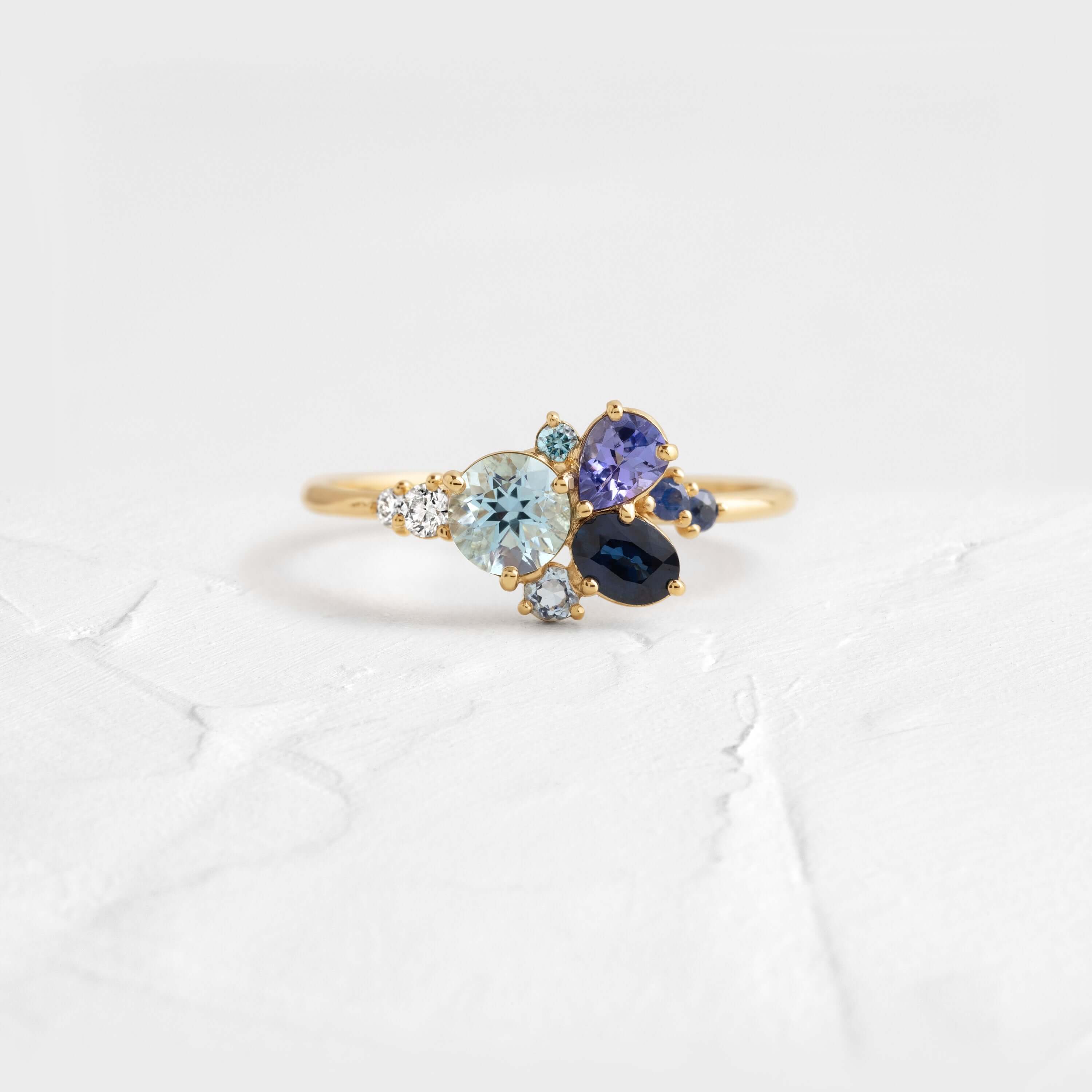 Custom Clear Water Ring - Adjustable Size for Perfect Fit | Elegant Jewelry for Weddings, Parties & Everyday Wear