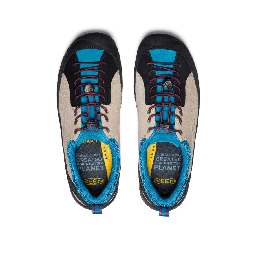 Men's Jasper Rocks Sneaker - Lightweight Comfortable Walking Shoes for Men | Safari/Fjord Blue | Perfect for Hiking, Travel & Everyday Wear