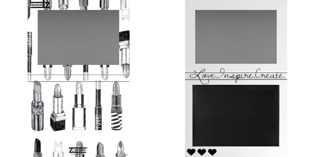 Custom Extra Large Magnetic Z Palette for Makeup - Perfect for Professional Artists & Travel Makeup Organizer