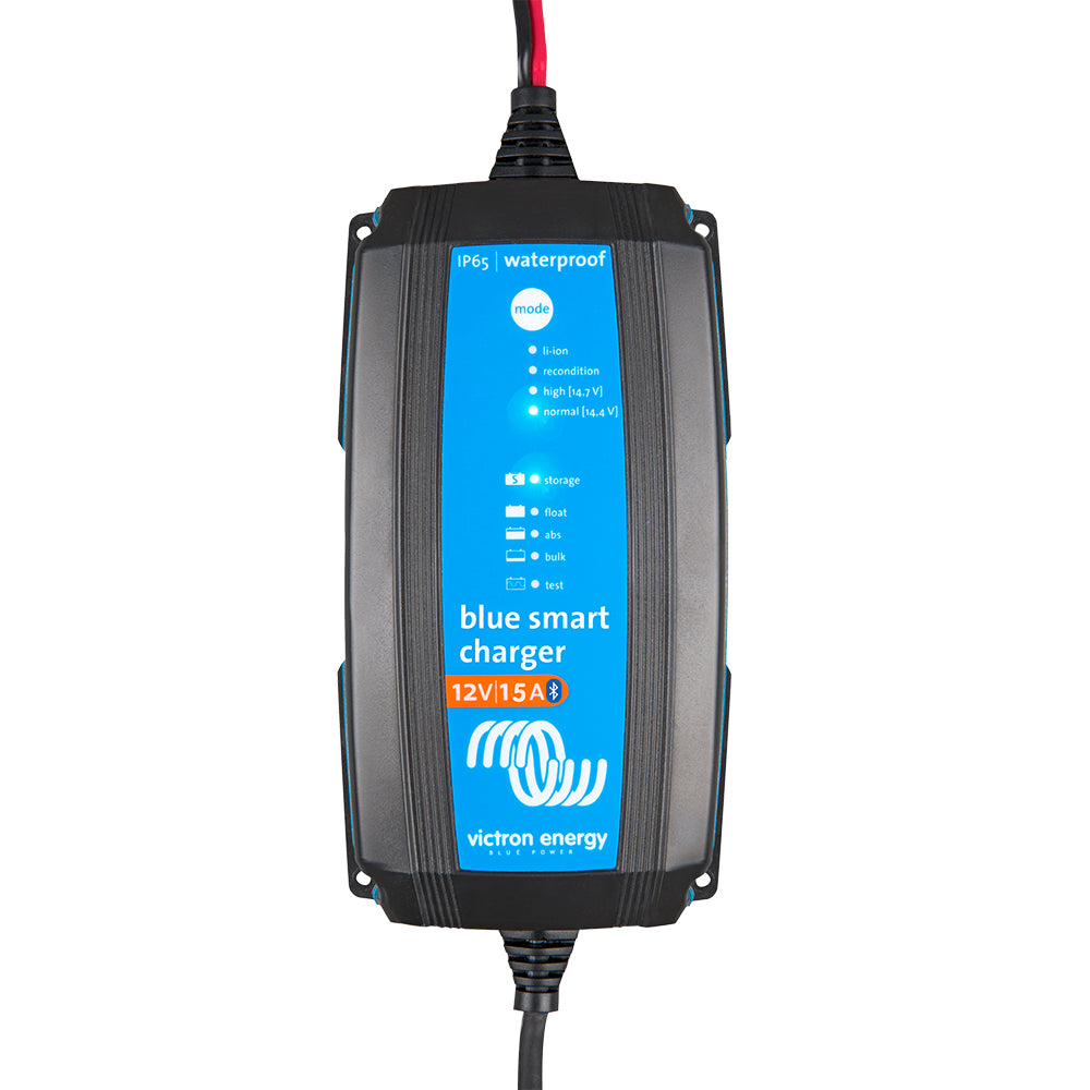 Victron BlueSmart IP65 Waterproof 12V 15A Battery Charger - UL Approved for Marine, RV, and Automotive Use