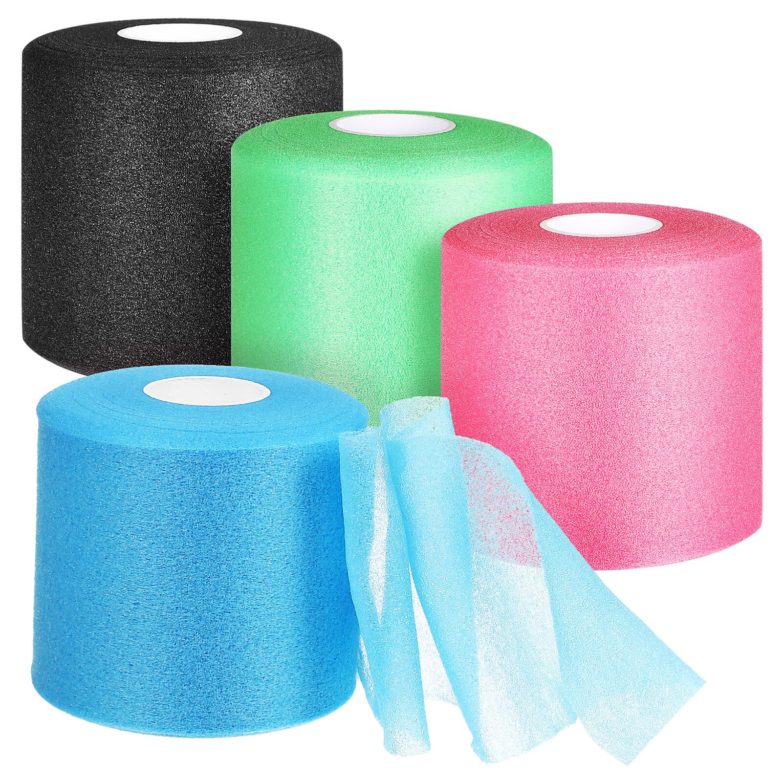 GLEAVI 4 Rolls Pre Wrap Athletic Tape - 2.75