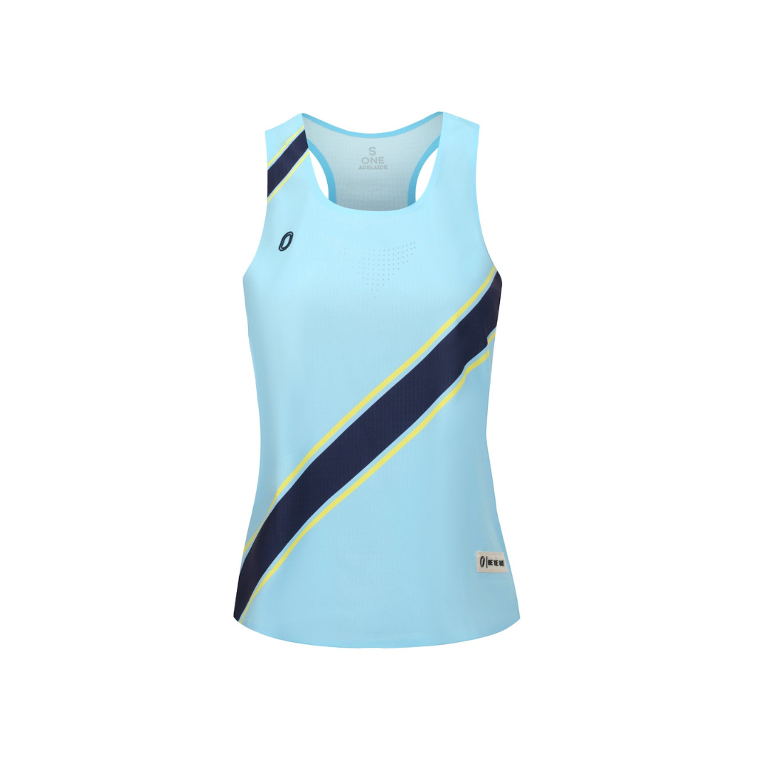 Women's Victory Speed Tech Running Singlet - Lightweight & Breathable for Marathon & Training (Sky Blue) - Perfect for Races, Workouts & Outdoor Sports