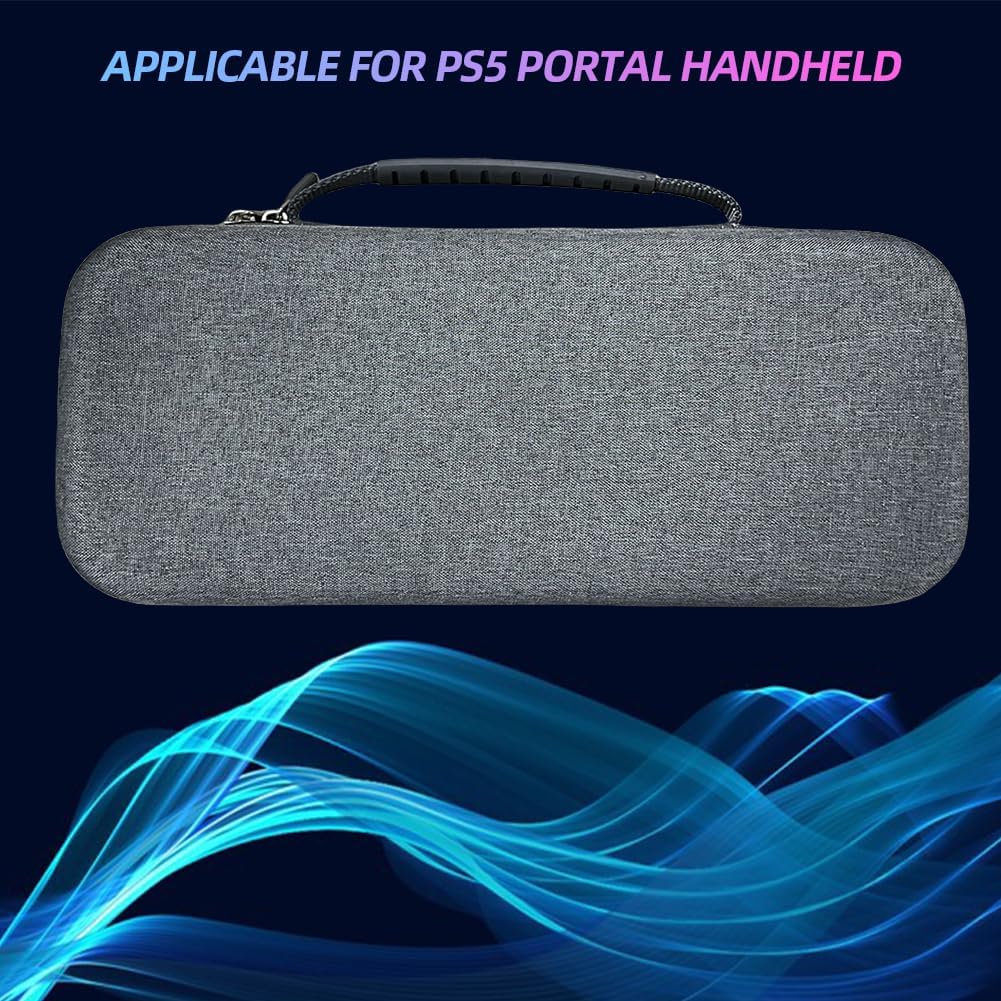 PS5 Portal Remote Play Protective Case - Shockproof, Water-Resistant EVA Carrying Case for PS5 Portal Console & Accessories - Perfect for Travel, Gaming Parties & Storage