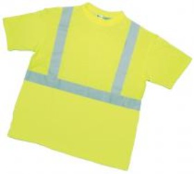 ANSI Class 2 Safety T-Shirts (12-Pack) - High Visibility Workwear for Construction, Road Crews & Night Shifts