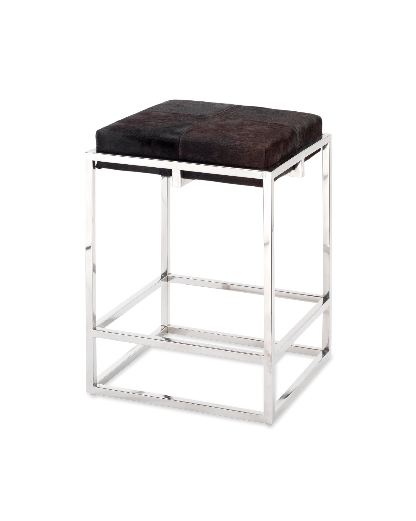 Premium Shelby Counter Stool - Modern Kitchen Bar Stools with Padded Seat & Metal Base - Perfect for Breakfast Nook, Kitchen Island & Home Bar Decor