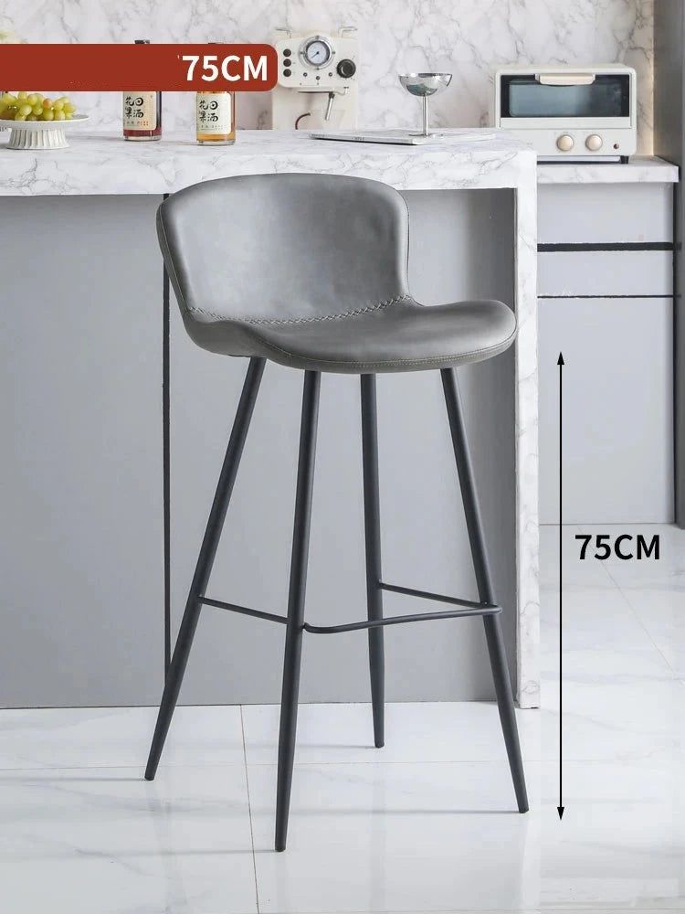 Ergonomic Bar Stools for Kitchen Island - Adjustable Height Counter Stools with Back Support - Perfect for Dining, Entertaining & Home Office Use