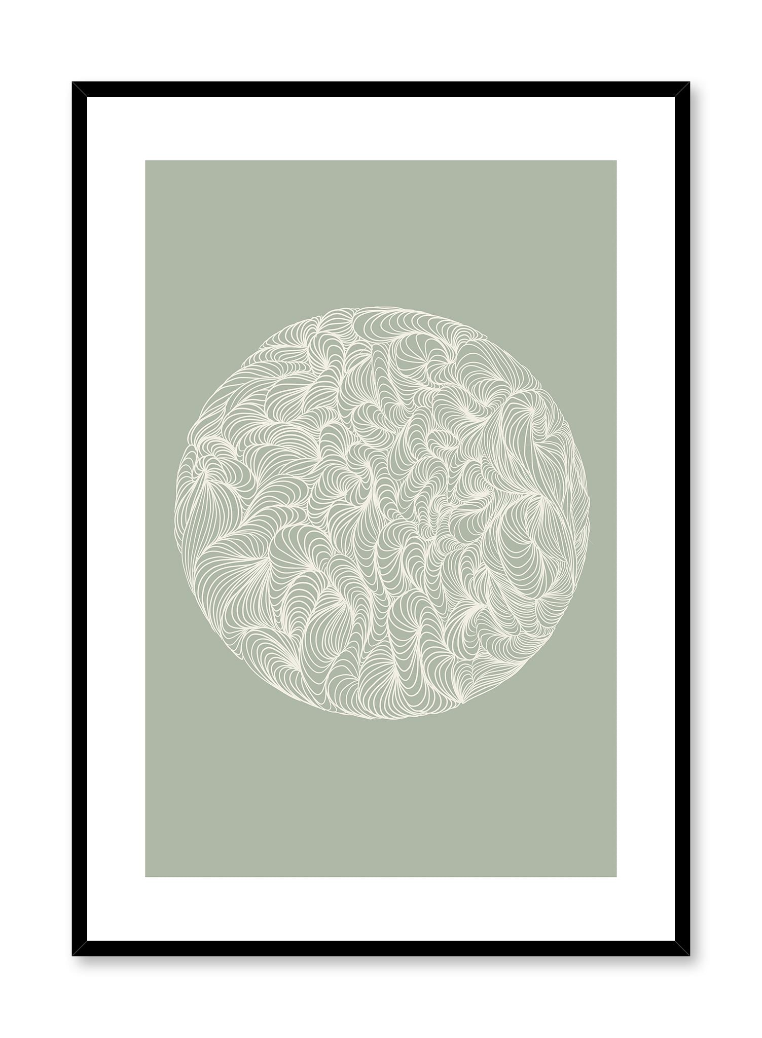 Nature Hypnosis Poster - Calming Landscape Art for Meditation, Yoga & Relaxation - Perfect for Home, Office & Therapy Rooms