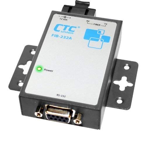 FIB-232A-SC002 RS-232 to Fiber Optic Converter with SC Connector | 2Km Multi-Mode Fiber Transmission | Ideal for Industrial Automation, Data Centers & Long-Distance Serial Communication