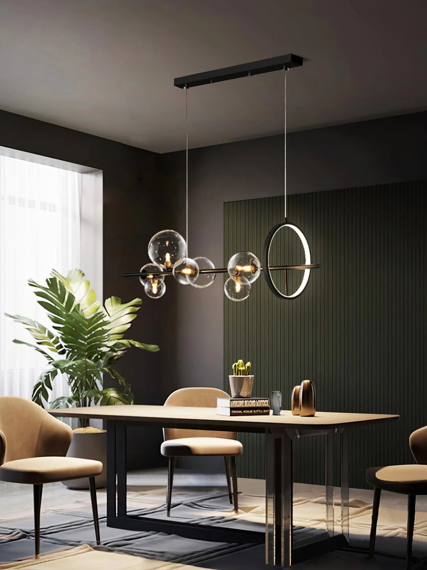 Elegant Mita Chandelier - Modern Crystal Ceiling Light Fixture for Dining Room, Living Room & Bedroom | Perfect for Home Decor, Wedding & Special Occasions
