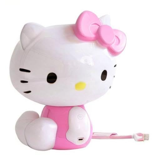 Hello Kitty LED Night Light for Kids - Rechargeable Touch Lamp with USB Charging, Cute Kawaii Nightlight for Baby Girls' Nursery, Bedroom & Toddler Sleep Aid