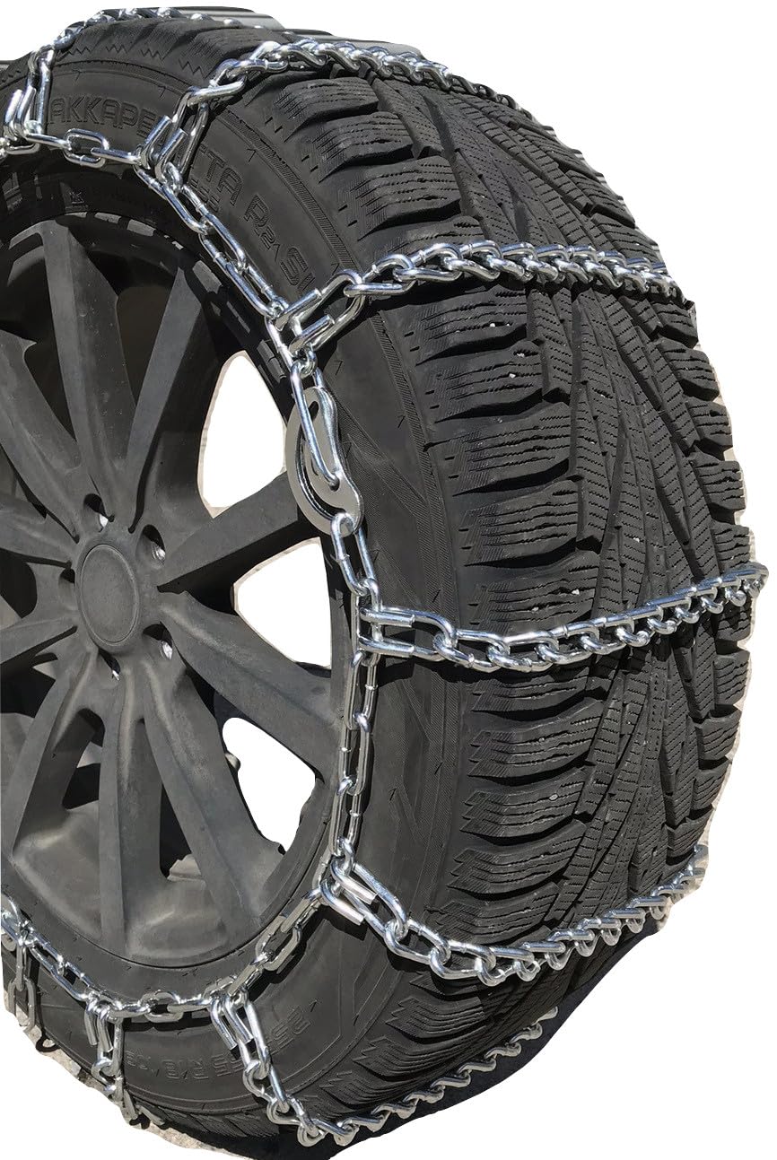 265/75R15 LT Boron Alloy CAM Tire Chains for Trucks & SUVs - Heavy Duty Snow Traction - Winter Driving & Off-Road Adventure