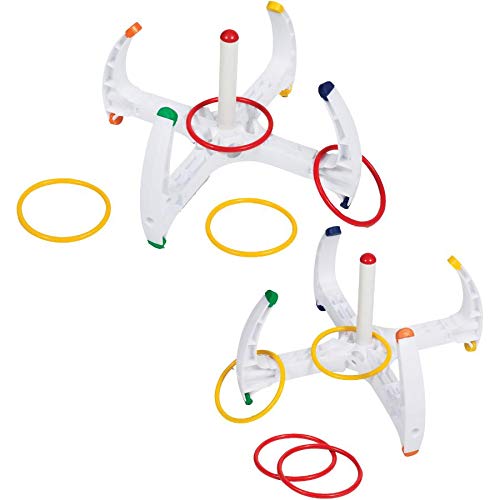 Premium Ring Toss Outdoor Game Set - Fun Backyard Lawn & Beach Tossing Game for Kids & Adults - Perfect for Picnics, BBQs, Parties & Family Gatherings