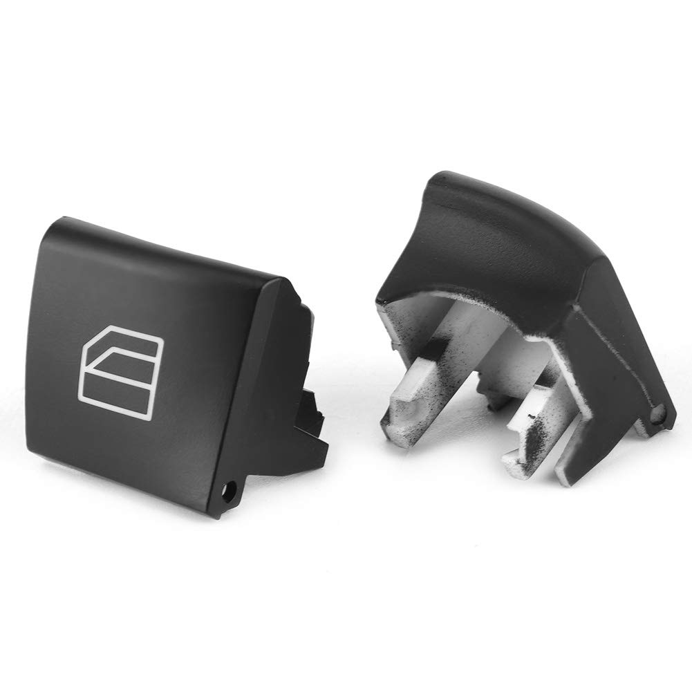 Power Window Control Switch & Cap Cover Set (2 Pcs) - Compatible with Mercedes ML/GL/R-Class 2005-2012 - Driver Side Master Switch Replacement - Perfect for DIY Car Window Repair & Maintenance